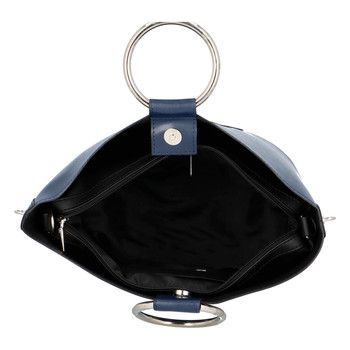 Nadčasová dámská kabelka s organizérem tmavě modrá - Delami Karsyn