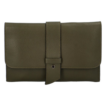Luxusní dámská kabelka tmavě zelená - ItalY Brother