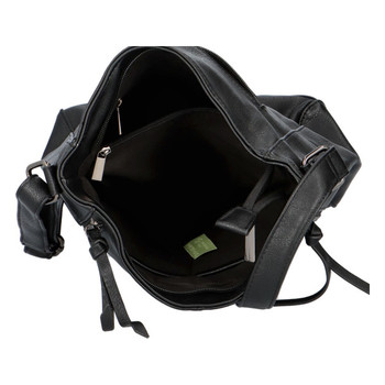 Dámská kabelka přes rameno černá - Paolo Bags Kamila