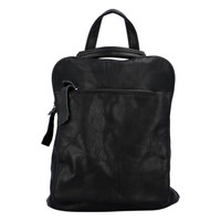 Dámský městský batoh kabelka černý - Paolo Bags Buginolli