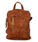 Dámský městský batoh kabelka hnědý - Paolo Bags Buginolli