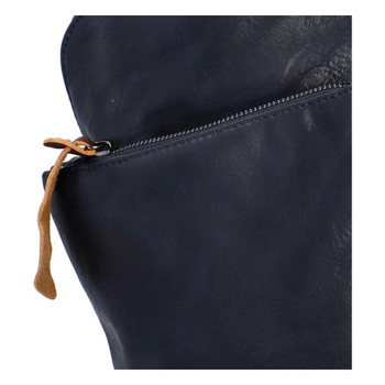 Dámský městský batoh kabelka tmavě modrý - Paolo Bags Buginolli