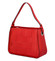 Dámská kožená kabelka přes rameno červená - ItalY Demeris