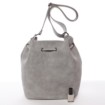 Dámská kabelka na rameno šedá - Carine Niva