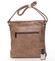 Moderní střední crossbody kabelka světlá taupe - Delami Karlie