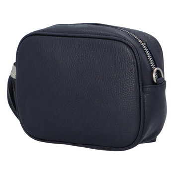Dámská kožená crossbody kabelka modrá -  ItalY Kriane