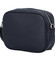 Dámská kožená crossbody kabelka modrá -  ItalY Kriane