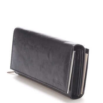Velká kožená černá dámská peněženka - Bellugio Calantha New