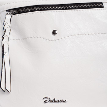 Dámská crossbody kabelka bílá - Delami Audrey