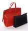 Dámská kožená kabelka červená - Delami Weronia