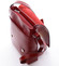 Pánská luxusní kožená taška přes rameno tmavě červená - ItalY Crosby