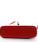 Dámská kožená crossbody kabelka černo-červená - ItalY Aneta