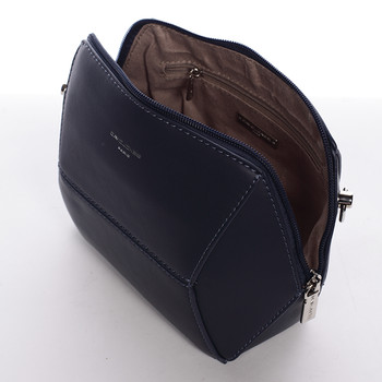 Originální malá crossbody kabelka tmavě modrá - David Jones Fitte