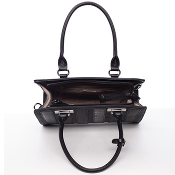 Luxusní černá dámská kabelka do ruky - David Jones Sannaj