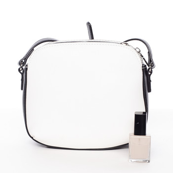 Stylová crossbody kabelka bílo černá - David Jones Presley