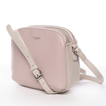 Stylová crossbody kabelka růžová - David Jones Presley