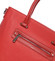 Módní dámská kabelka do ruky červená saffiano - David Jones Klarisa