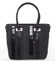 Větší módní černá dámská kabelka - David Jones Leitha