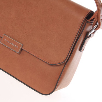 Dámská crossbody kabelka hnědá - Silvia Rosa Jaycen