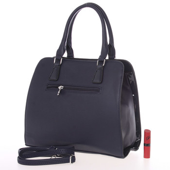 Luxusní tmavě modrá dámská kabelka do ruky - Silvia Rosa Jiannis