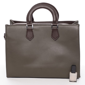 Exkluzivní khaki kabelka do ruky - David Jones Raina