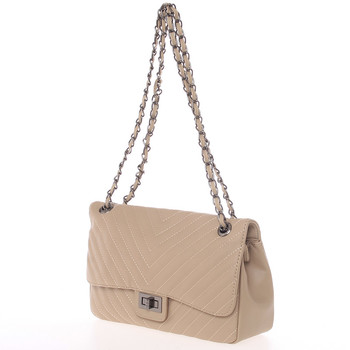 Exkluzivní crossbody kabelka camel - David Jones Paityn