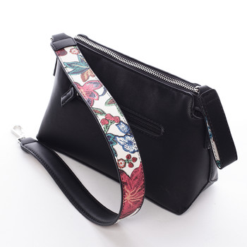 Elegantní dámská crossbody kabelka černá - David Jones Letha