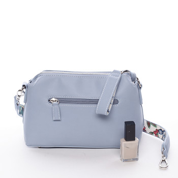 Elegantní dámská crossbody kabelka světle modrá - David Jones Letha