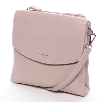 Dámská crossbody kabelka růžová - David Jones Arakna