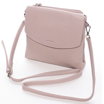 Dámská crossbody kabelka růžová - David Jones Arakna