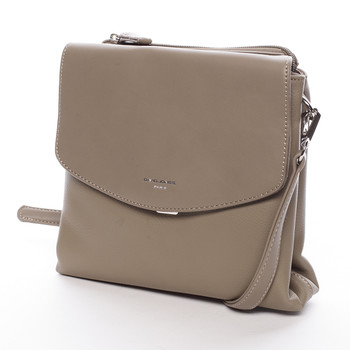 Dámská crossbody kabelka khaki - David Jones Arakna