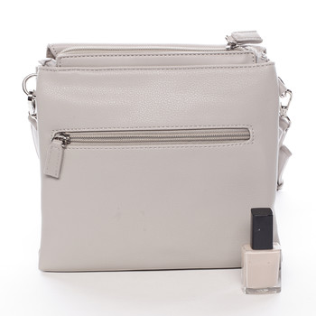 Dámská crossbody kabelka světle šedá - David Jones Arakna