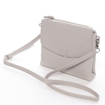Dámská crossbody kabelka světle šedá - David Jones Arakna