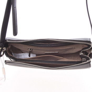 Trendy crossbody kabelka černá - David Jones Talia