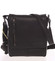 Malý pánský kožený messenger černý - Hill Burry Titus