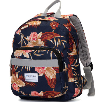 Střední dámský květinový batoh na výlety - Travel plus 0643