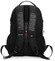 Multifunkční prodyšný batoh černo šedý - Suissewin 8350