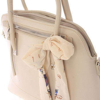 Elegantní trendy tmavě béžová kabelka do ruky - David Jones Felicity