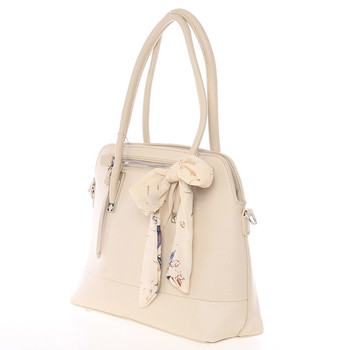 Elegantní trendy tmavě béžová kabelka do ruky - David Jones Felicity