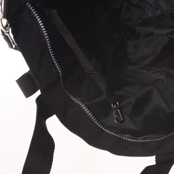 Moderní látková sportovní černá taška - New Rebels Brielle