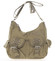 Dámská látková crossbody taška khaki - New Rebels Mikayla