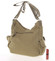 Dámská látková crossbody taška khaki - New Rebels Mikayla