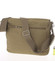 Unisex módní látková khaki crossbody taška - New Rebels Collins