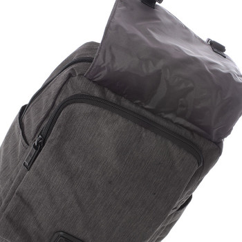 Středně velký šedý multifunkční batoh - Highland 8253