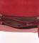 Menší červená lakovaná crossbody kožená kabelka - ItalY Zoya