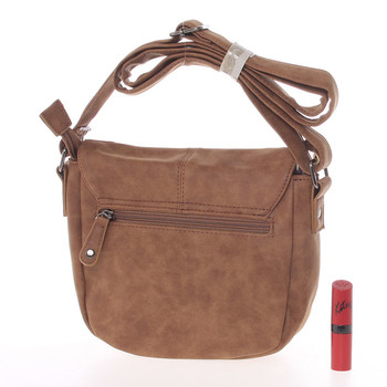 Originální crossbody kabelka camel - Just Dreamz Emely