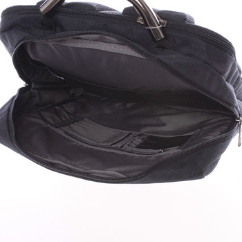 Jedinečný moderní černý batoh - Enrico Benetti Achelous