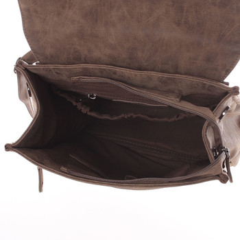 Módní stylový batoh hnědý - Enrico Benetti Travers  