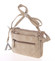 Dámská módní crossbody kabelka taupe - Just Dreamz Ligia