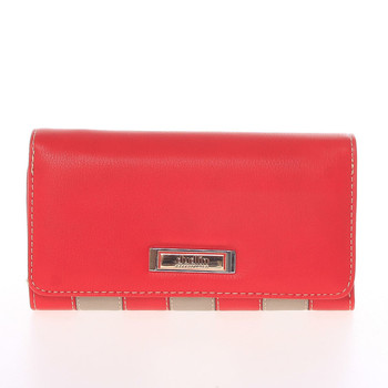 Luxusní dámská červená peněženka - Dudlin M376
